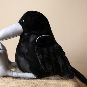 Varjú vagy Holló, Hatalmas Fekete Madár - játék & sport - plüssállat & játékfigura - madár - Meska.hu