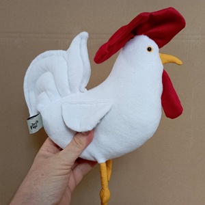 Plüss Kakas, Fekete, Fehér vagy Tarka, Csinos Kitömött Baromfi, Puha Aprójószág, Plüss Csirke, Csinos Csibe - játék & sport - plüssállat & játékfigura - más figura - Meska.hu