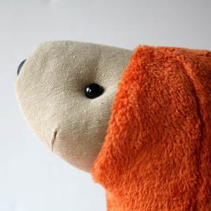 Narancssárga Lajhár, Közepes méretű vadállat - játék & sport - plüssállat & játékfigura - más figura - Meska.hu