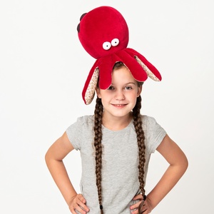 Tengerészkék Bébi Polip Plüss, Kedves Puha Lábasfejű, Mélytengeri Alvósjáték - játék & sport - plüssállat & játékfigura - polip, medúza - Meska.hu