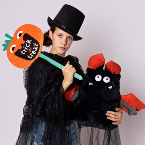 Vámpír Denevér Párna, Kényelmes de félelmetes dekoráció Halloween-re - otthon & életmód - babaszoba, gyerekszoba - gyerek díszpárna - Meska.hu