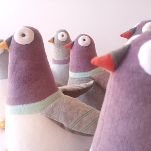 Az Utolsó Galamb avagy Balkáni Gerle, Gonosz Tekintetű Nagyvárosi Madár  - játék & sport - plüssállat & játékfigura - madár - Meska.hu