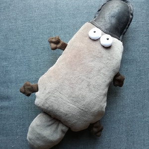 Kacsacsőrű Emlős Muma, Tenyérnyi Puha Plüss Jószág - játék & sport - plüssállat & játékfigura - más figura - Meska.hu