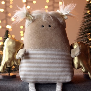 Karácsonyi Angyal Muma, Tenyérnyi Puha Plüss angyalka - játék & sport - plüssállat & játékfigura - béka - Meska.hu Karácsonyi Angyal Muma, Tenyérnyi Puha Plüss angyalka - játék & sport - plüssállat & játékfigura - béka - Meska.hu