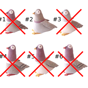 Az Utolsó Galamb avagy Balkáni Gerle, Gonosz Tekintetű Nagyvárosi Madár  - játék & sport - plüssállat & játékfigura - madár - Meska.hu