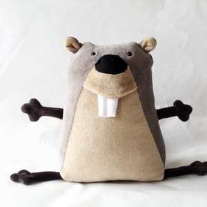 Muma Hód, Tenyérnyi Puha Plüss Jószág - Meska.hu