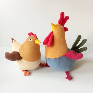 Plüss Kakas, Délceg Baromfi, Színpompás Puha Csirke, A Szemétdomb Ura - játék & sport - plüssállat & játékfigura - madár - Meska.hu