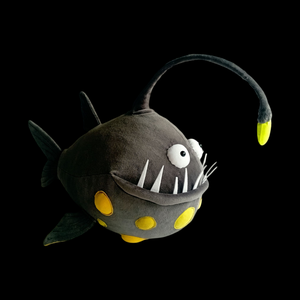 Félelmetes Horgászhal, Mélytengeri Lámpáshal, Ijesztő Óceánmélyi Szörnyeteg, Sötétben Világító Lény - Meska.hu