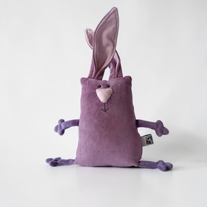 Lila Húsvéti Nyuszi, Puha Plüss Muma Rágcsáló - Meska.hu