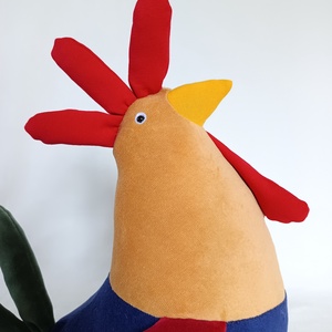 Plüss Kakas, Délceg Baromfi, Színpompás Puha Csirke, A Szemétdomb Ura - játék & sport - plüssállat & játékfigura - madár - Meska.hu