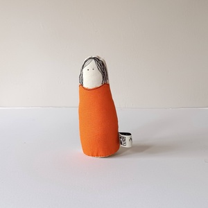 Babszi, a barátnőm - Minimalista Bohém Textilbaba - Meska.hu