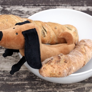 Tacskókölyök, Kicsi Barna Tacsi, Kolbászkutya, Plüsskutya gyerekeknek - játék & sport - plüssállat & játékfigura - kutya - Meska.hu