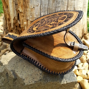 Íjász felszereléls/ íjász szett: bőr oldaltegez, tarsoly, készenléti íjtegez rakamazi mintával - játék & sport - sport és kikapcsolódás - íjászat - Meska.hu