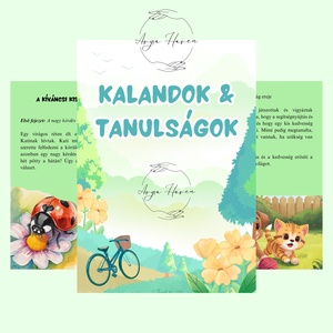 Kalandok és Tanulságok Mesekönyv, Művészet, Grafika & Illusztráció, Digitális, , MESKA