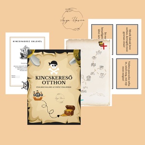 Kincskereső Otthon Társasjáték, Művészet, Grafika & Illusztráció, Digitális, Mindenmás, MESKA