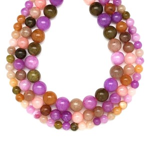 Jáde szinezett vegyes golyó 6mm  ékszerkészítő alapanyag (füzér), Kellékek & szerszámok, Ásvány alapanyag, Ásványfüzér, , MESKA