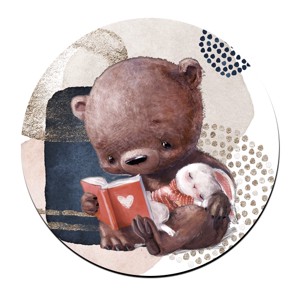 Maci és nyuszi mintás bögre alátét, , , MESKA