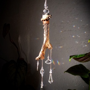 Fényforrás-Fénytörő-Napfogó-Szivárvány-Suncatcher-Rainbowmaker, Otthon & Életmód, Dekoráció, Ajtó- és ablak dekoráció, Ablakdísz, Újrahasznosított alapanyagból készült termékek, Gyöngyfűzés, gyöngyhímzés, MESKA