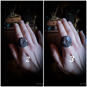 Földanya gyűrűi - Hegyikristály-Pirit állítható méretű gyűrű - ékszer - gyűrű - többköves gyűrű - Meska.hu Földanya gyűrűi - Hegyikristály-Pirit állítható méretű gyűrű - ékszer - gyűrű - többköves gyűrű - Meska.hu