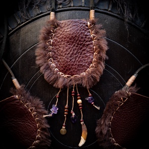 Lélekőrző vándortarisznyák ásvánnyal, nyakbaakasztható - ékszer - nyaklánc - hosszú nyaklánc - Meska.hu