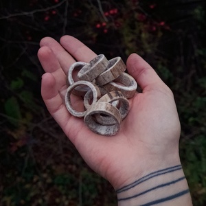 Faragott agancs gyűrűk férfiaknak!, Ékszer, Gyűrű, Figurális gyűrű, Mindenmás, MESKA