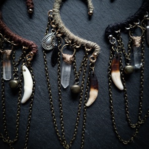 Talizmán fülékszer - mágikus nomád kiegészítő, Ékszer, Fülbevaló, Fülékszer, , MESKA