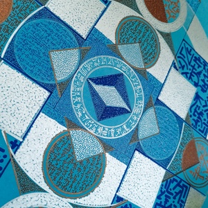 Szakrális geometria - művészet - festmény - akril - Meska.hu