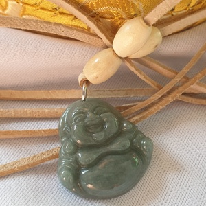 Jáde buddha nyaklánc  - Meska.hu