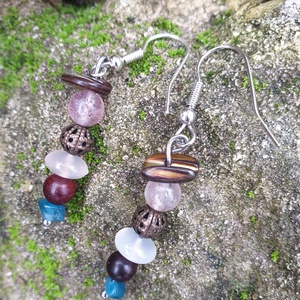 Őszi színek fülbevaló  - Meska.hu