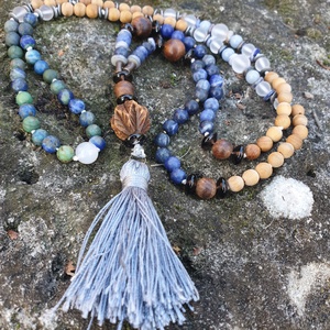 Kékség 108szemes Mala  - Meska.hu