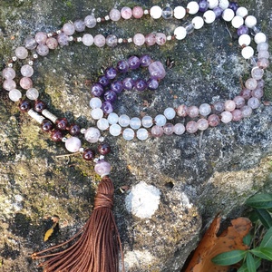 Hilulit 108szemes Mala  - ékszer - nyaklánc - bojtos nyaklánc - Meska.hu