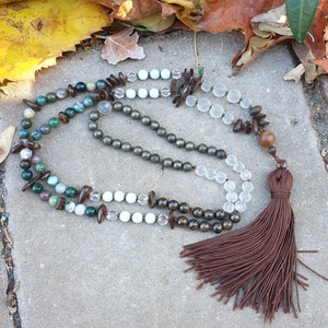 A telihold békéje Mala - ékszer - nyaklánc - bojtos nyaklánc - Meska.hu