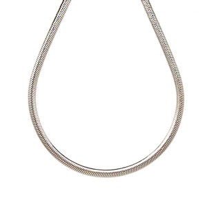 Orvosi acél ezüstszínű kígyólánc 45 cm, Ékszer, Nyaklánc, , MESKA