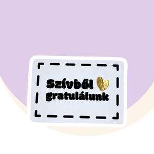 Gratuláló kártya  stílusos és megható üzenet újdonsült szülőknek, Játék & Sport, Babalátogató ajándékcsomag, Fotó, grafika, rajz, illusztráció, MESKA