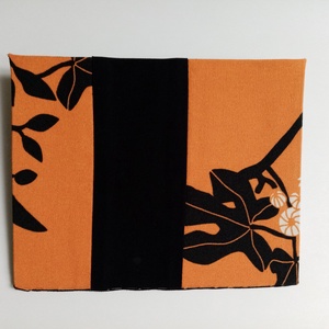 Narancssárga fekete notesz  - Meska.hu