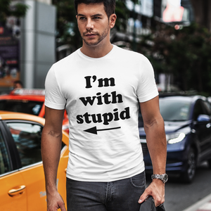 I'm with stupid, Ruha & Divat, Női ruha, Póló, felső, Mindenmás, MESKA