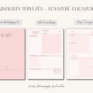 Digitális Tervező, Púderszín, Spirituális Önfejlesztés, Napi, Heti és Havi naptár és tervező, (Goodnotes és Notability) - művészet - grafika & illusztráció - digitális - Meska.hu