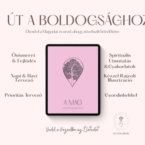 Digitális Tervező, Rózsaszín, Spirituális Önfejlesztés, Napi, Heti és Havi naptár és tervező, (Goodnotes és Notability), Művészet, Grafika & Illusztráció, Digitális, Mindenmás, MESKA