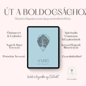 Digitális Tervező, Acélkék, Spirituális Önfejlesztés, Napi, Heti és Havi naptár és tervező, (Goodnotes és Notability), Művészet, Grafika & Illusztráció, Digitális, Mindenmás, MESKA