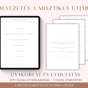 Digitális és Nyomtatható Spirituális Napló, Meditációs Technikával - A Misztikus: A Szeretet Útja - művészet - grafika & illusztráció - digitális - Meska.hu