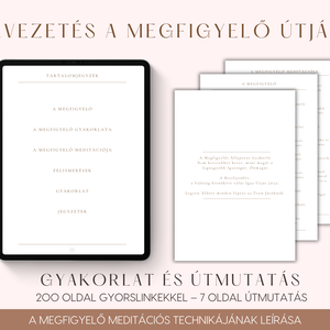 Digitális és Nyomtatható Spirituális Napló, Meditációs Technikával - A Megfigyelő: Az Energia Útja - művészet - grafika & illusztráció - digitális - Meska.hu