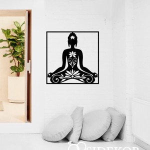 Buddha falikép fából, Otthon & Életmód, Dekoráció, Spiritualitás, Mandala, , MESKA