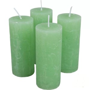 Rusztikus gyertya 40 x 100 mm - menta szett, Kellékek & szerszámok, Dekorációs gyertya, Dekorációs kellékek, , MESKA