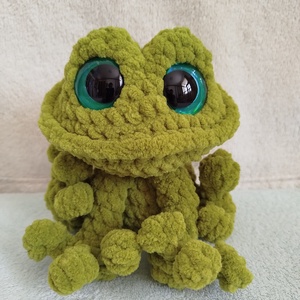 Horgolt béka, Játék & Sport, Plüssállat & Játékfigura, Béka, Horgolás, MESKA