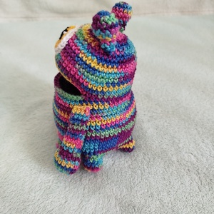 Horgolt szörnyi horgolt szemmel - játék & sport - plüssállat & játékfigura - más figura - Meska.hu