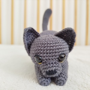 Horgolt  cica biztonsági szemmel, Játék & Sport, Plüssállat & Játékfigura, Cica, Horgolás, MESKA