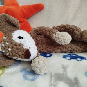 Horgolt őzike szundipajti , Játék & Sport, Plüssállat & Játékfigura, Más figura, Horgolás, MESKA