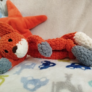 Horgolt róka szundipajti , Játék & Sport, Plüssállat & Játékfigura, Róka, Horgolás, MESKA