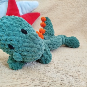Horgolt dínó szundipajti , Játék & Sport, Plüssállat & Játékfigura, Plüss dínók, Horgolás, MESKA