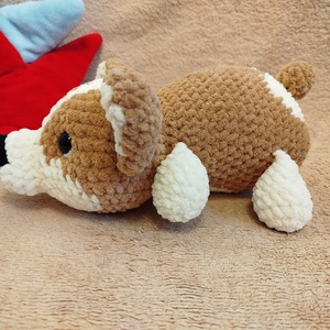 Horgolt cogie kutyus - játék & sport - plüssállat & játékfigura - kutya - Meska.hu